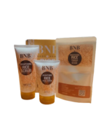BNB 3 in 1 Brightening Glow Kit Rice Scrub Face Wash + Mask - Image 2